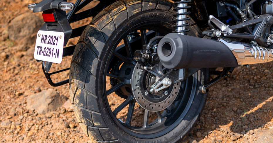 Honda CB350RS Rebel Red Metallic Rear Wheel And Disc