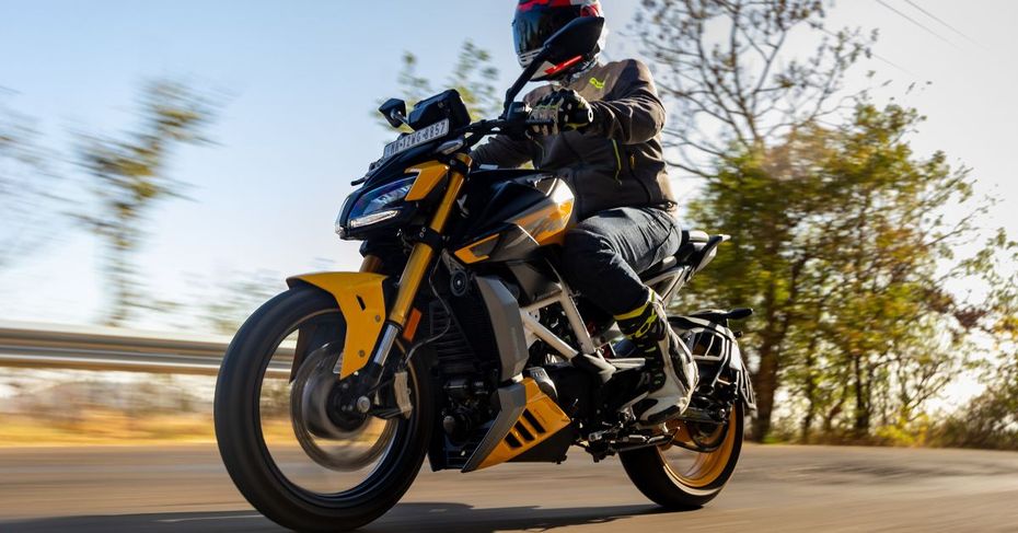TVS Apache RTR 310 Suspension And Ride Quality TVS Apache RTR 310 Suspension And Ride Quality