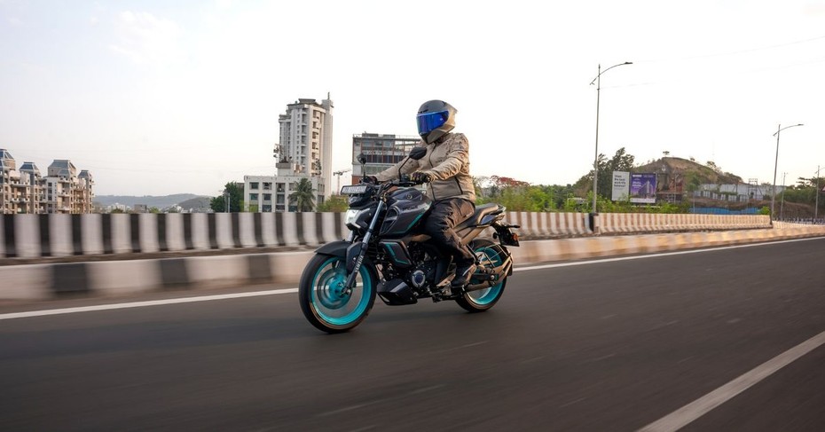 Yamaha FZ-S Fi Hybrid City Riding Shot