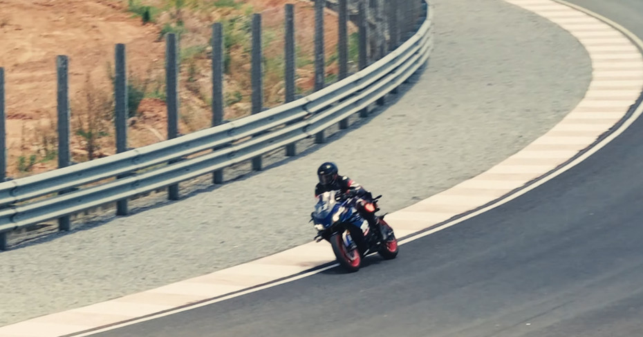 TVS Apache RR 310 Cornering Shot