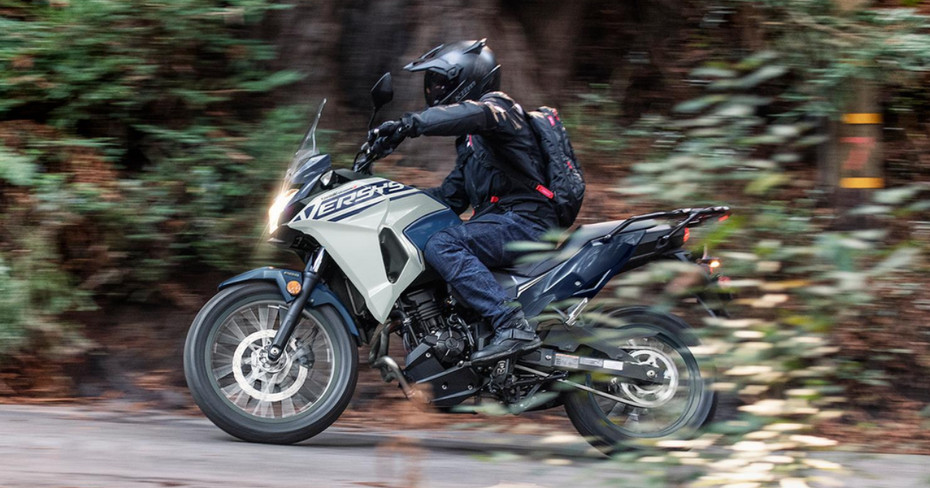Kawasaki Versys-X 300 Riding Shot