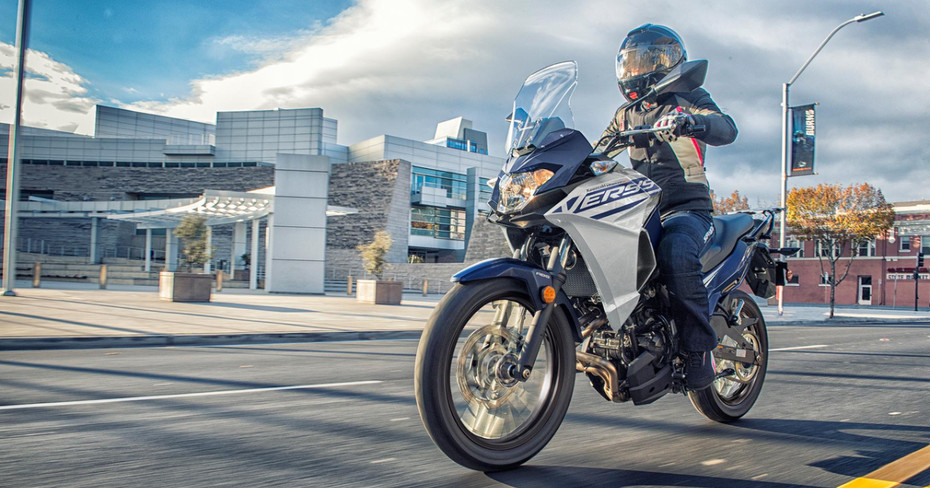 Kawasaki Versys-X 300 Front Riding Shot