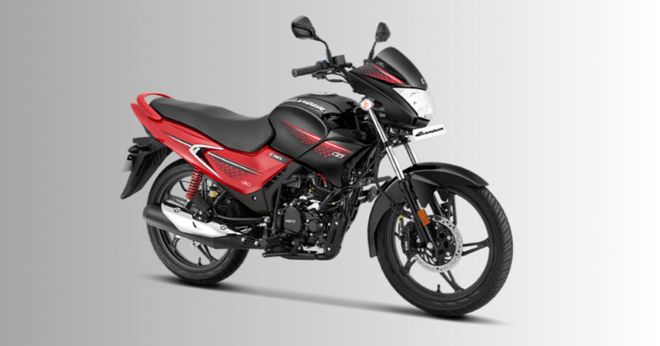 Hero Glamour Black Sports Red Hero Glamour Black Sports Red