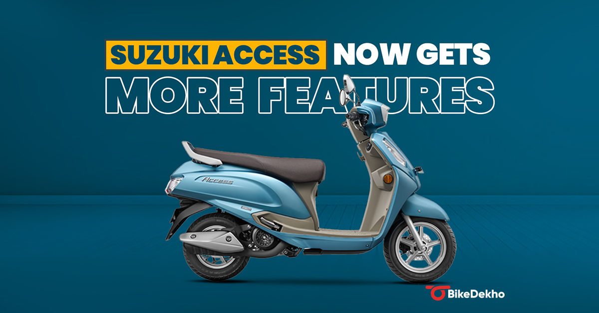 Tourrettes Access Rider Suzuki Access Ride Connect Edition With TFT Display Launched In India ...