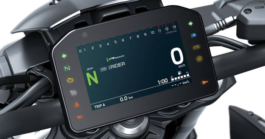 2025 Kawasaki Z900 Instrument Console