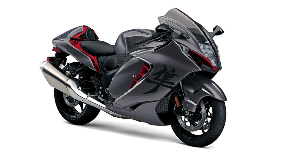 New Suzuki Hayabusa Front quarter angle of the Hayabusa
