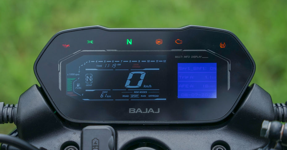Bajaj Pulsar NS400Z Instrument Console