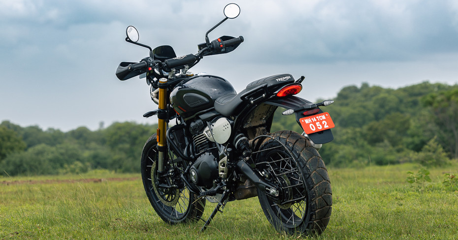 Triumph Scrambler 400 XC Left View