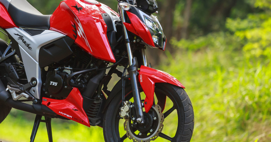 TVS Apache RTR 160 4V Front Suspension TVS Apache RTR 160 4V Front Suspension