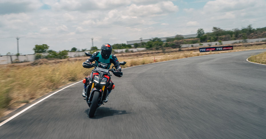 2025 TVS Apache RTR 310 Riding Shot 2025 TVS Apache RTR 310 Riding Shot