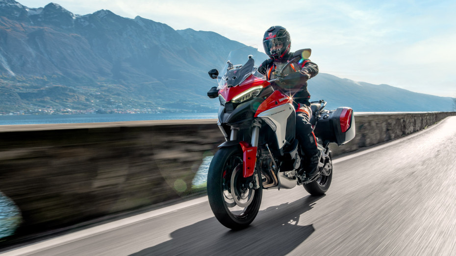 Ducati Multistrada V4 Riding Shot