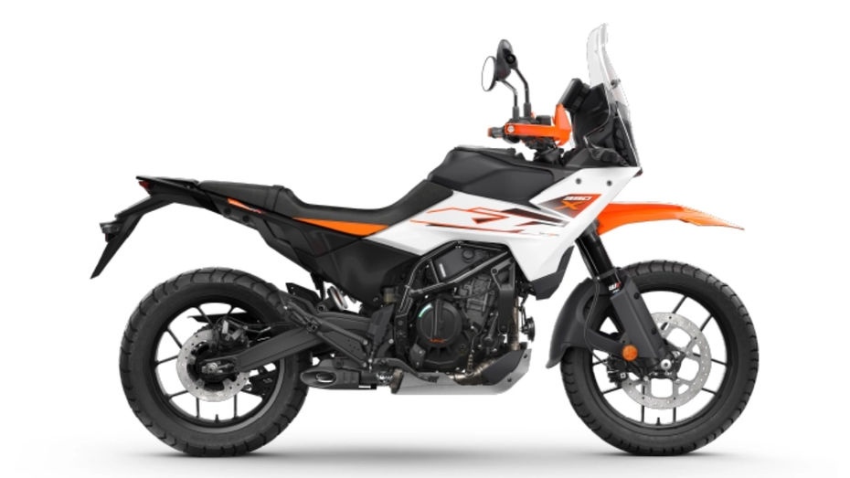 KTM 390 Adventure X White Colour KTM 390 Adventure X White Colour