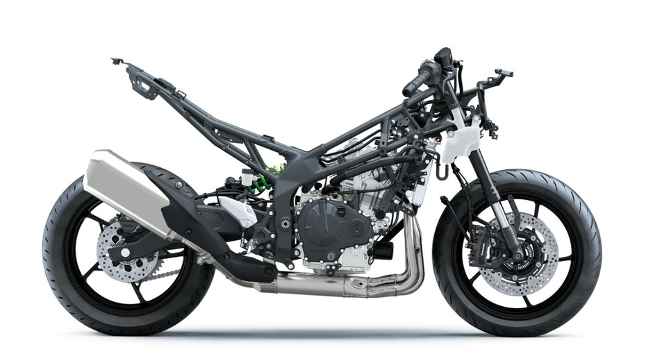 Kawasaki Ninja ZX-4R Chassis, Brakes, Wheels, Suspension