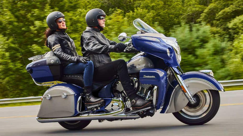 Indian Roadmaster Riding Shot Indian Roadmaster Riding Shot