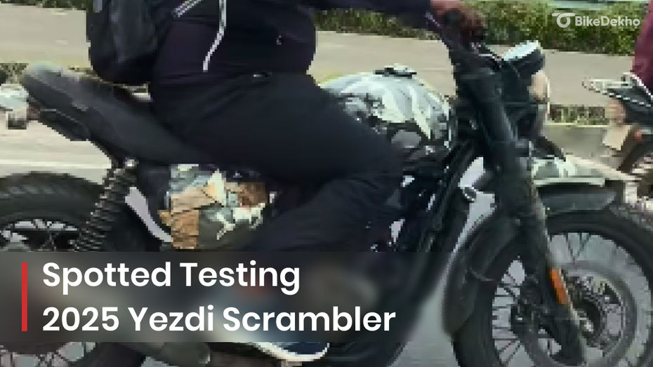 2025 Yezdi Scrambler Spied Testing; India Launch Soon 2025 Yezdi Scrambler Spied Testing; India Launch Soon