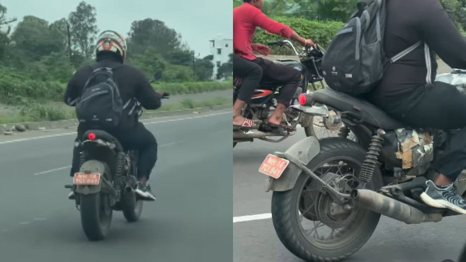 2025 Yezdi Scrambler Spied Testing