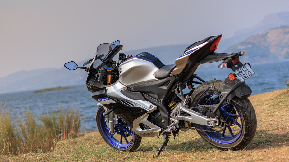 Yamaha R15 V4 Rear Three Quarters