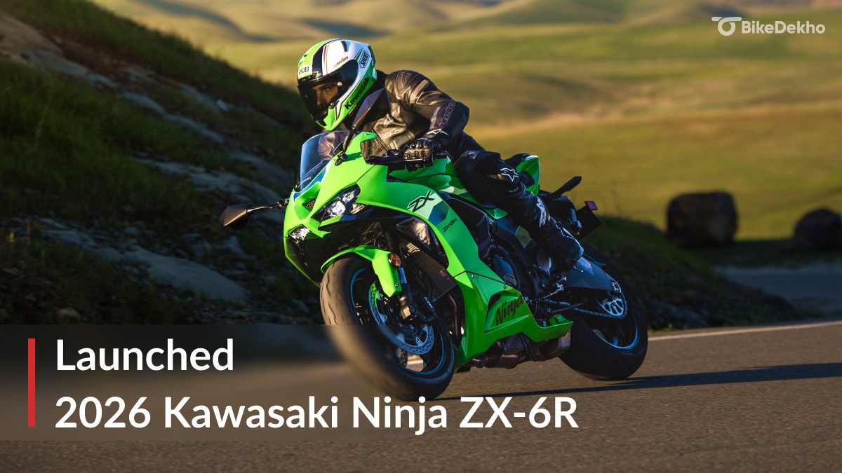 New 2026 Kawasaki Ninja ZX-6R Launched In India: Gets A Price