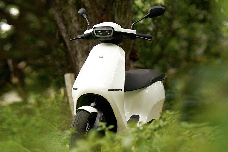 Front Left View of Scooter