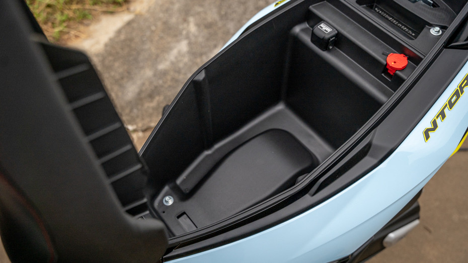 TVS Ntorq 150 Underseat Storage