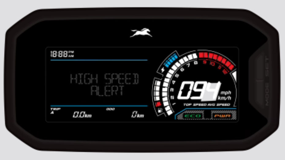 TVS Ntorq 125 Race XP Blaze Blue Instrument Console TVS Ntorq 125 Race XP Blaze Blue Instrument Console