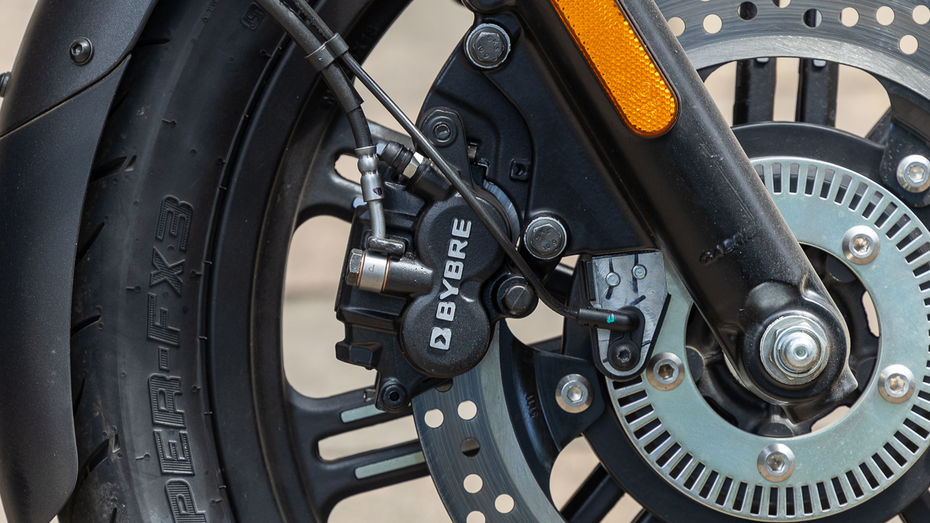 Yezdi Roadster Brakes