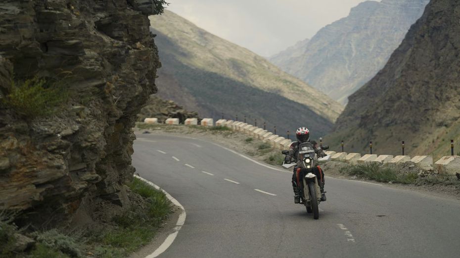 KTM 390 Adventure KTM 390 Adventure in mountains