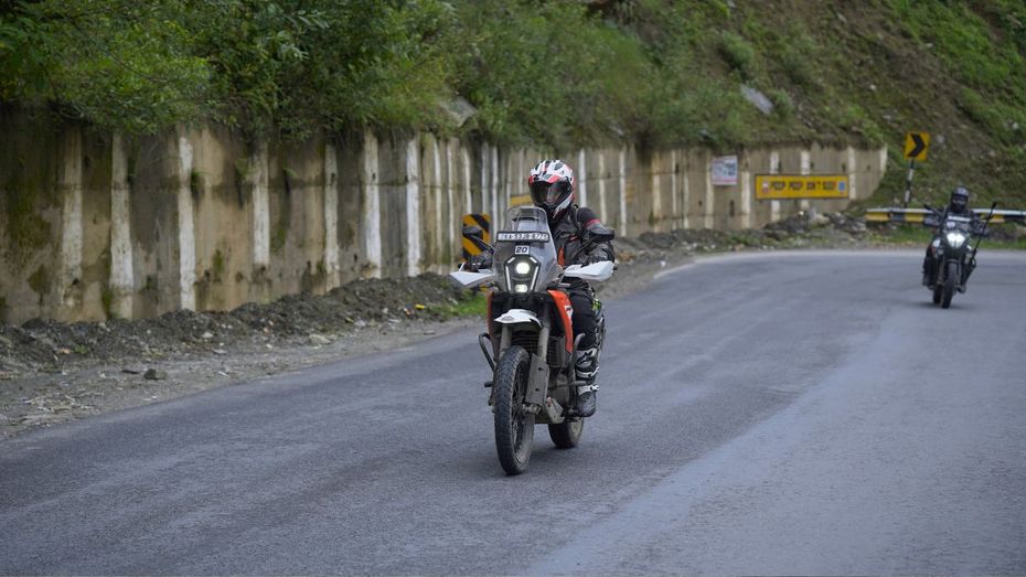 KTM 390 Adventure KTM 390 Adventure on highway
