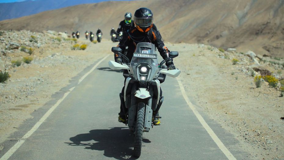KTM 390 Adventure  on highway