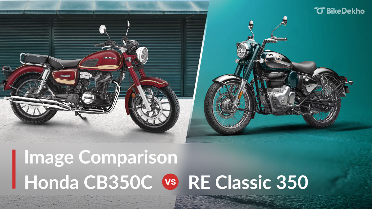 Honda CB350C Vs Royal Enfield Classic 350 Image Comparison: Colours ...