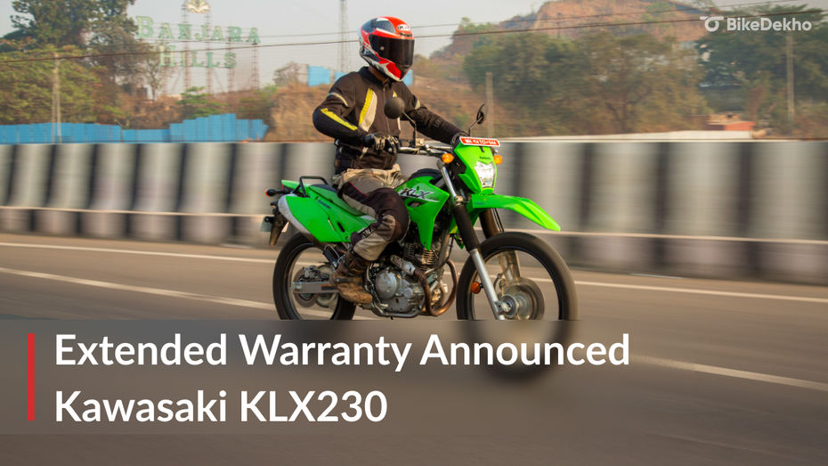 Kawasaki KLX230 10-Year Warranty Launched Kawasaki KLX230 10-Year Warranty Launched