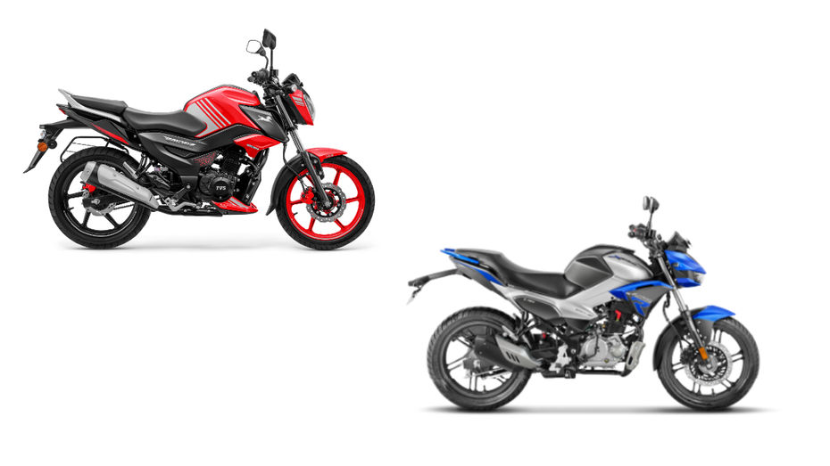 2025 TVS Raider 125 vs Hero Xtreme 125R