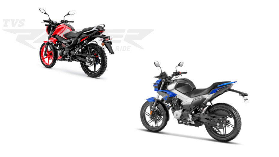 2025 TVS Raider 125 vs Hero Xtreme 125R