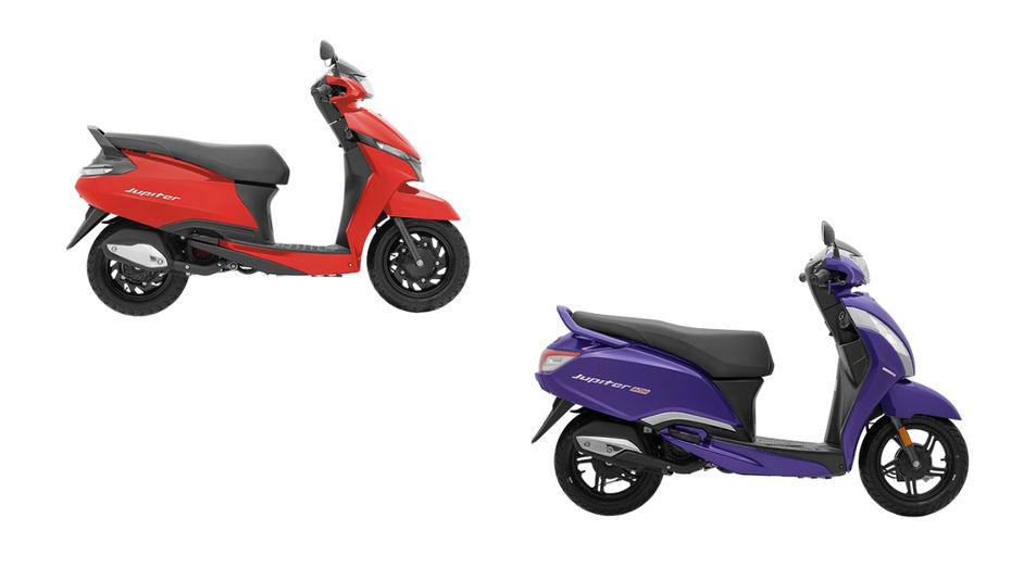 TVS Jupiter 110 vs Jupiter 125 Cheapest Variants: Top 5 Differences Explained TVS Jupiter 110 vs Jupiter 125 Cheapest Variants: Top 5 Differences Explained