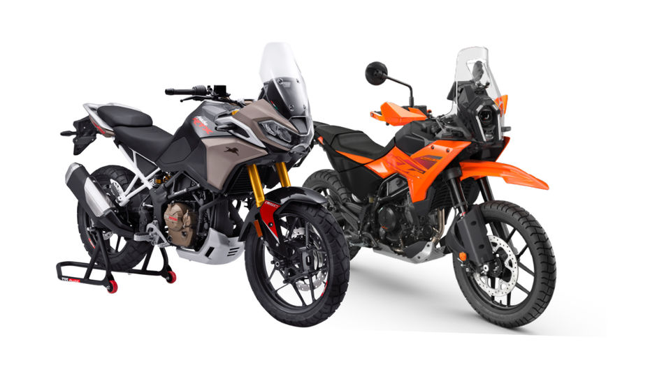 TVS Apache RTX 300 vs KTM 250 Adventure: Specification Comparison TVS Apache RTX 300 vs KTM 250 Adventure: Specification Comparison
