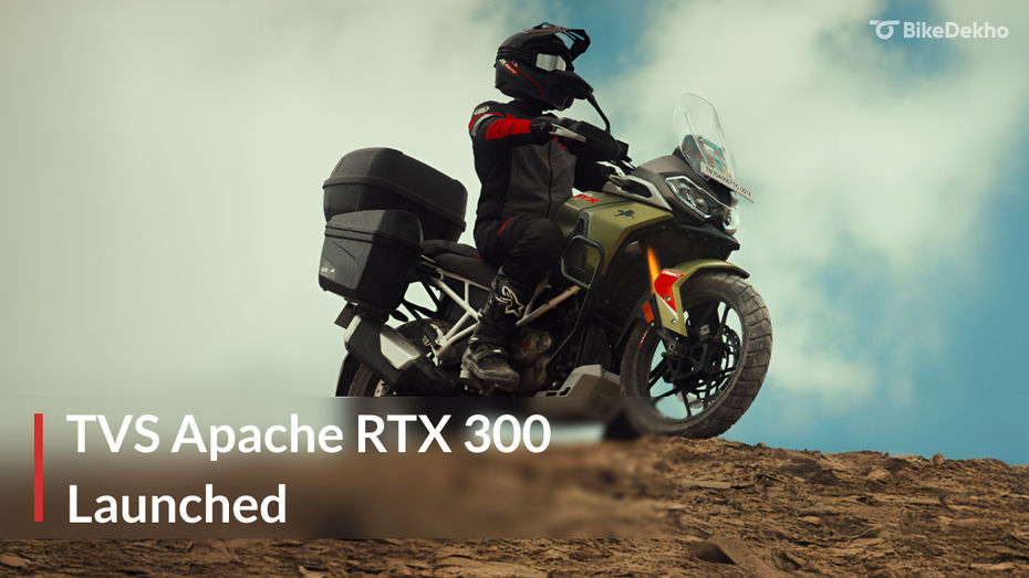 TVS Apache RTX 300 Adventure Bike Launched