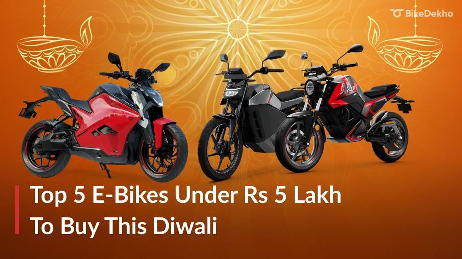 Top 5 e-Bikes Under Rs 5 Lakh