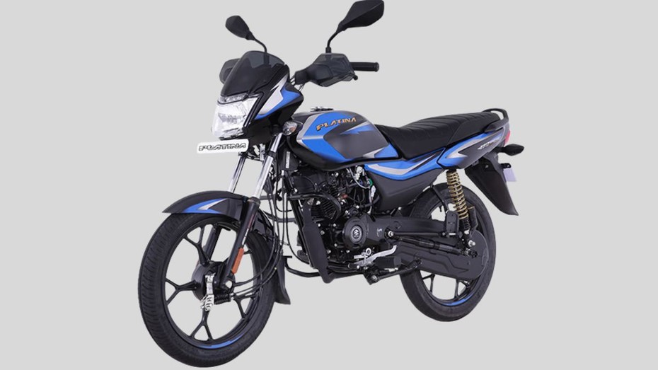 Bajaj Platina 110 Front Left Quarter View