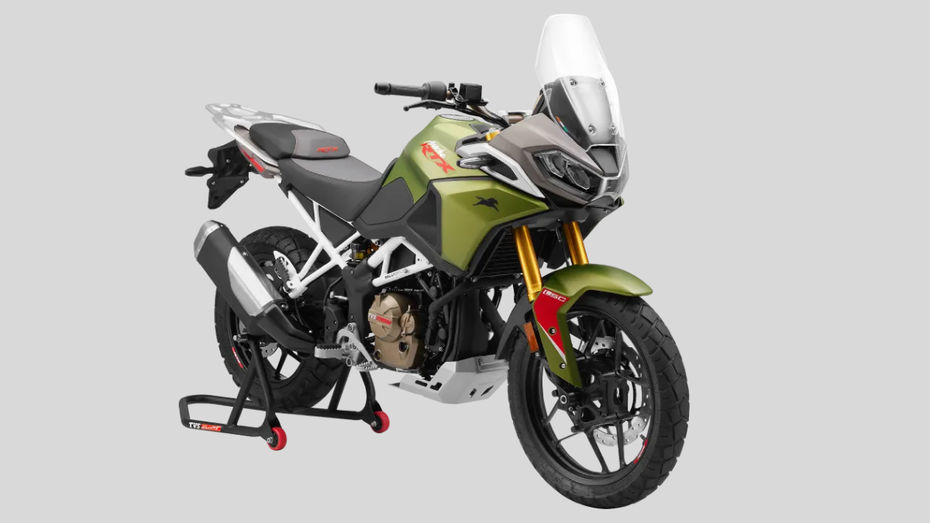 TVS Apache RTX 300 Viper Green Colour