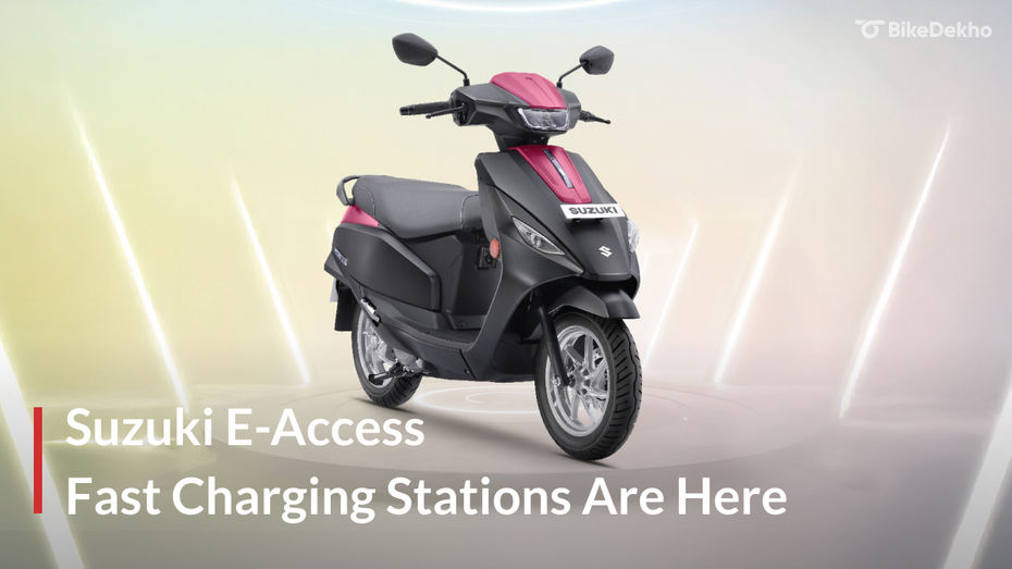Suzuki E-Access Fast Charging Stations Are Here
