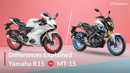 Yamaha R15 V4 vs Yamaha MT-15 DLX Top Variants: Differences