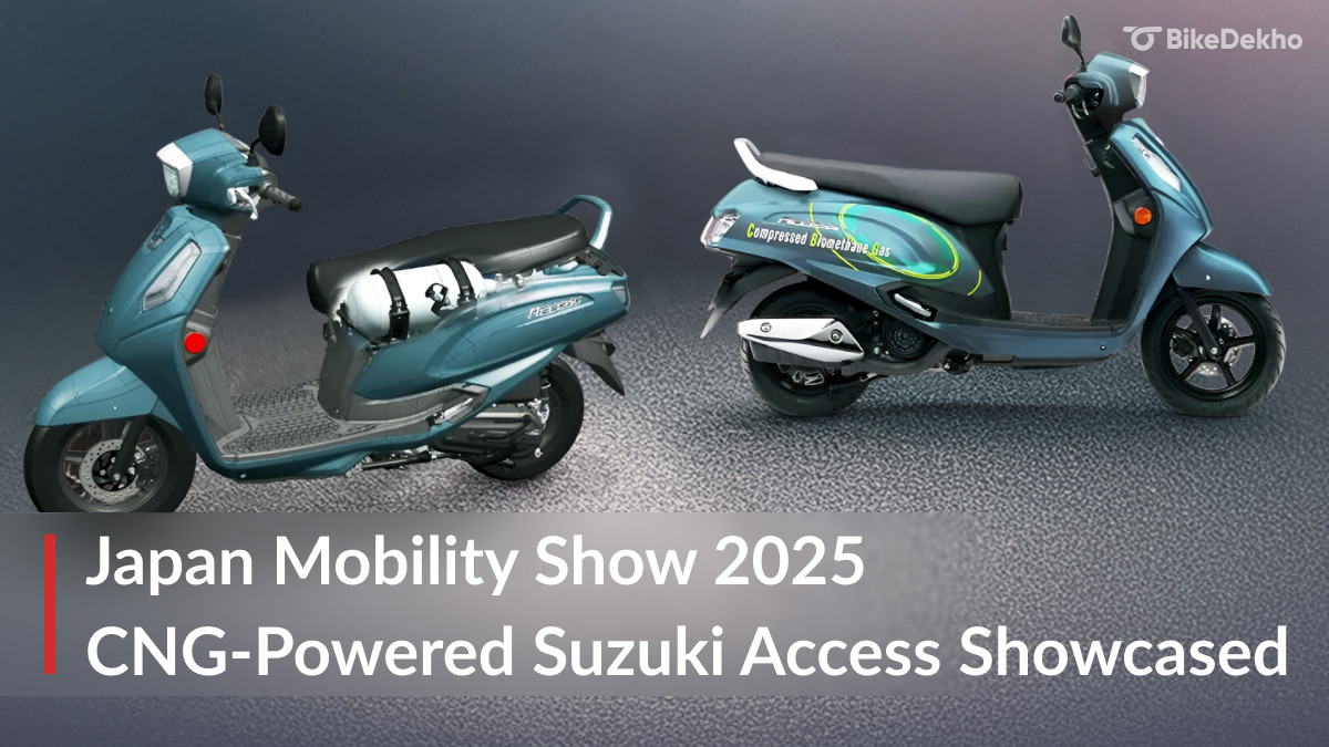 Suzuki Access 125 CNG Version Unveiled At Japan Mobility Show 2025
