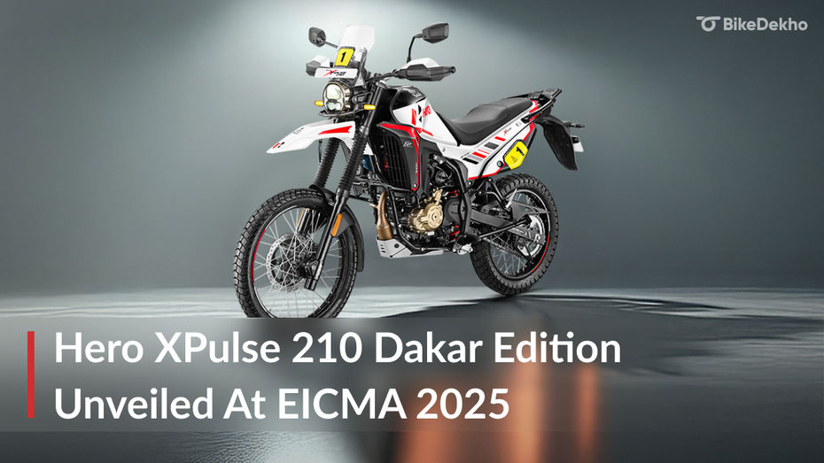 Hero XPulse 210 Dakar Edition Unveiled Hero XPulse 210 Dakar Edition Unveiled