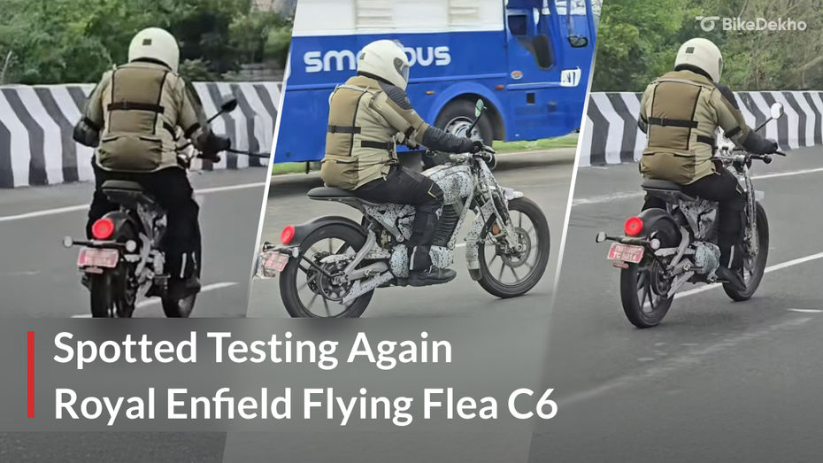 Royal Enfield Flying Flea C6 Electric Bike Spied Again Royal Enfield Flying Flea C6 Electric Bike Spied Again