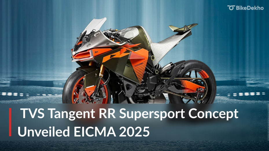 EICMA 2025: TVS Tangent RR Supersport Concept Unveiled EICMA 2025: TVS Tangent RR Supersport Concept Unveiled