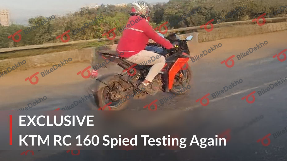 KTM RC 160 Spied Testing KTM RC 160 Spied Testing