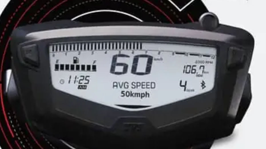 TVS Apache RTR 160 2V Instrument Console