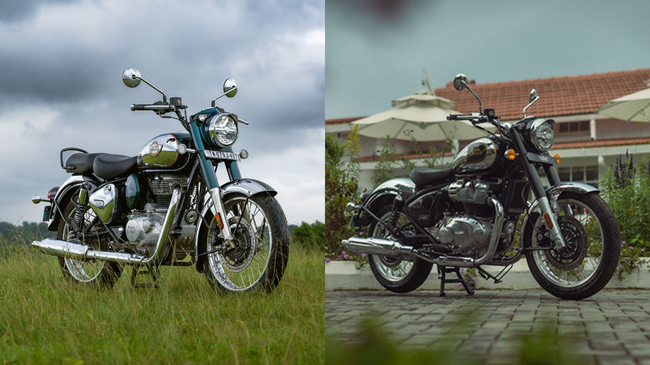 Royal Enfield Classic 350 vs Royal Enfield Classic 650 Royal Enfield Classic 350 vs Royal Enfield Classic 650