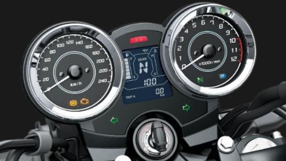 Kawasaki Z650RS Instrument console
