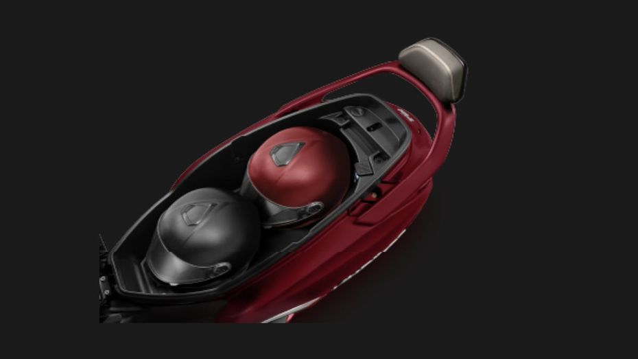 TVS Jupiter 125 Underseat Storage